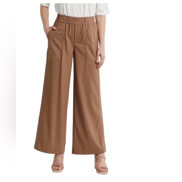 Democracy Brown Wide Leg Pants - Picture 8 of 8